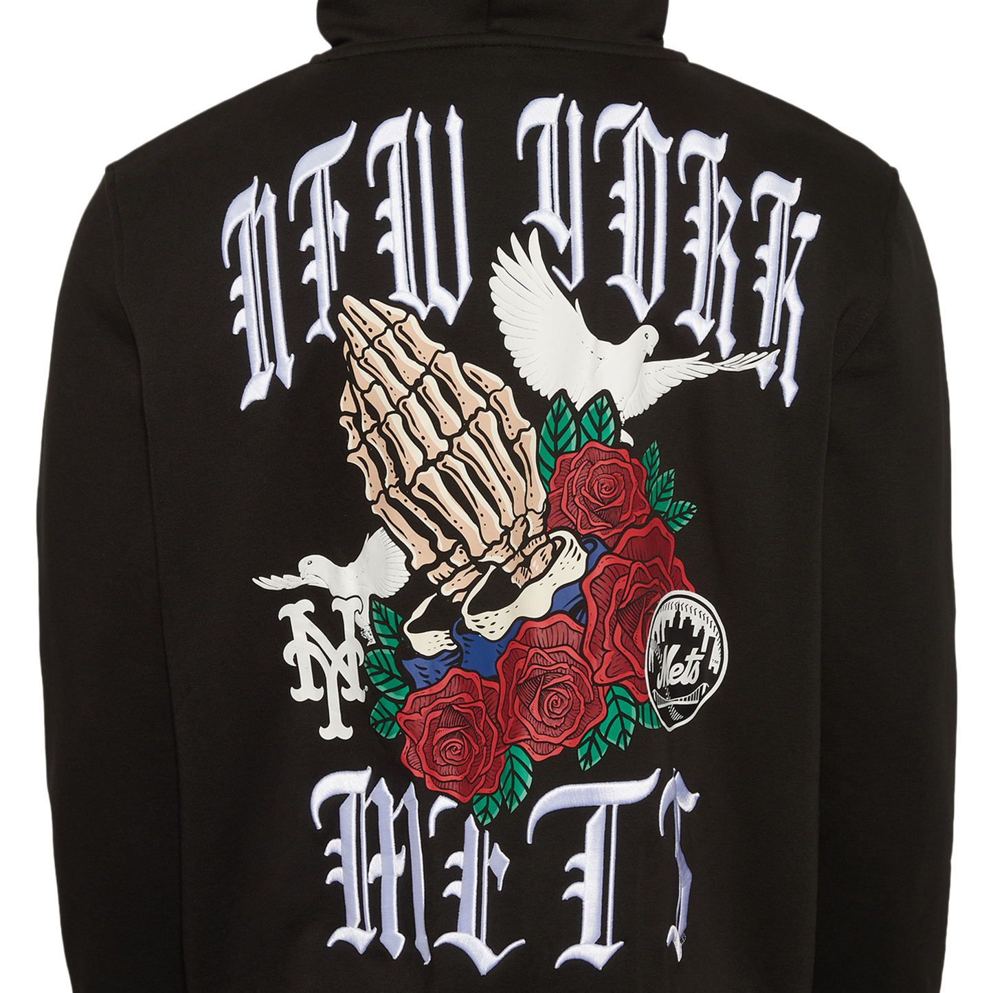New Era NY Mets Full Zip - Men's - Black