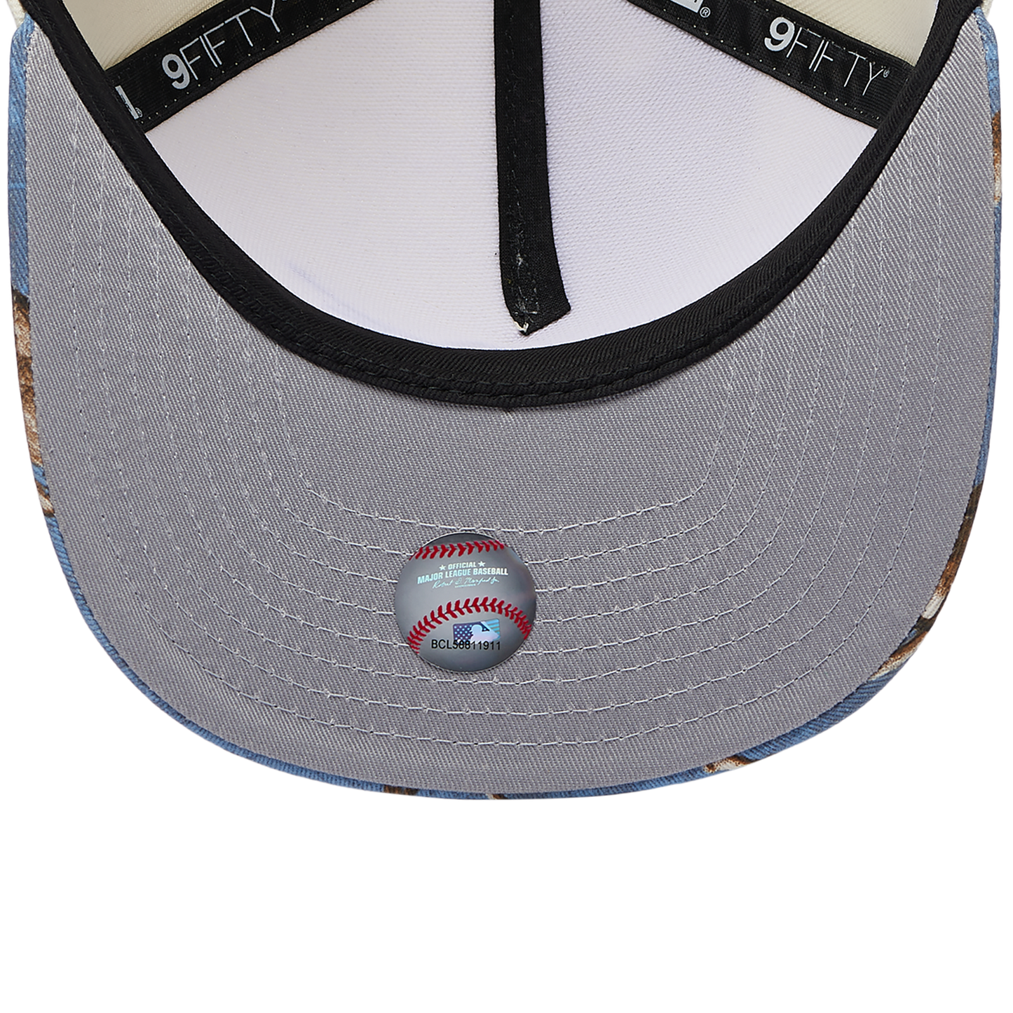 New Era Marlins 950AF RealTree Blue Cap - Men's - Chrome/Realtree Camo