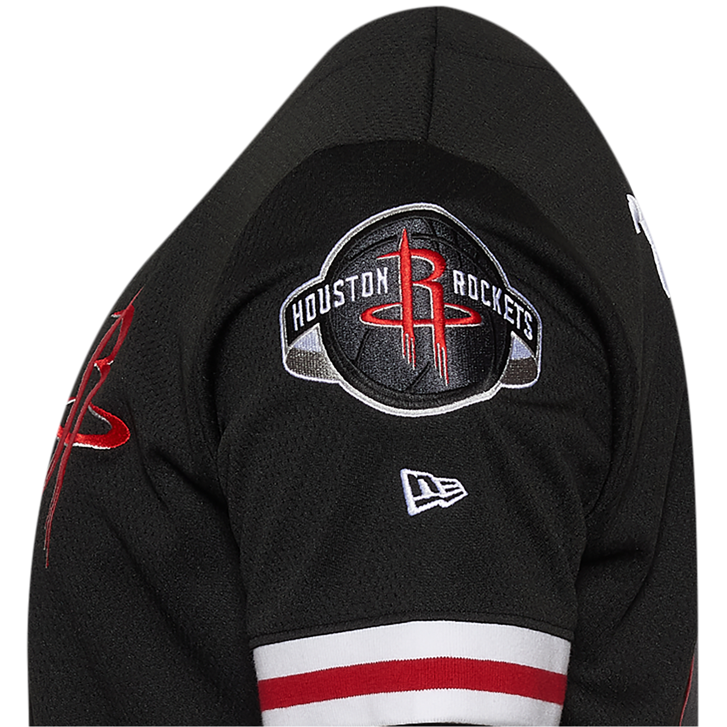 New Era Rockets Custom Jersey - Men's - Black