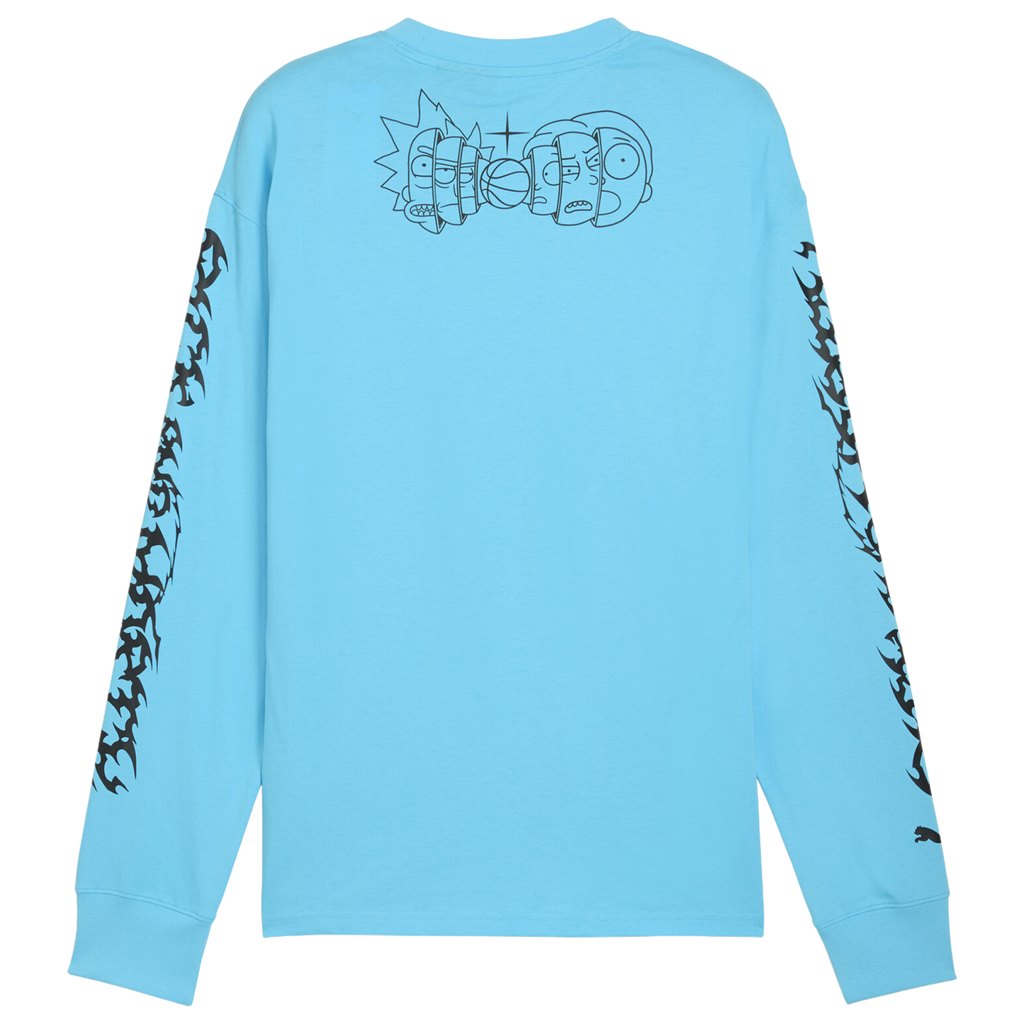 PUMA Hoops x Rick and Morty Long Sleeve T-Shirt - Men's - Teal/Black