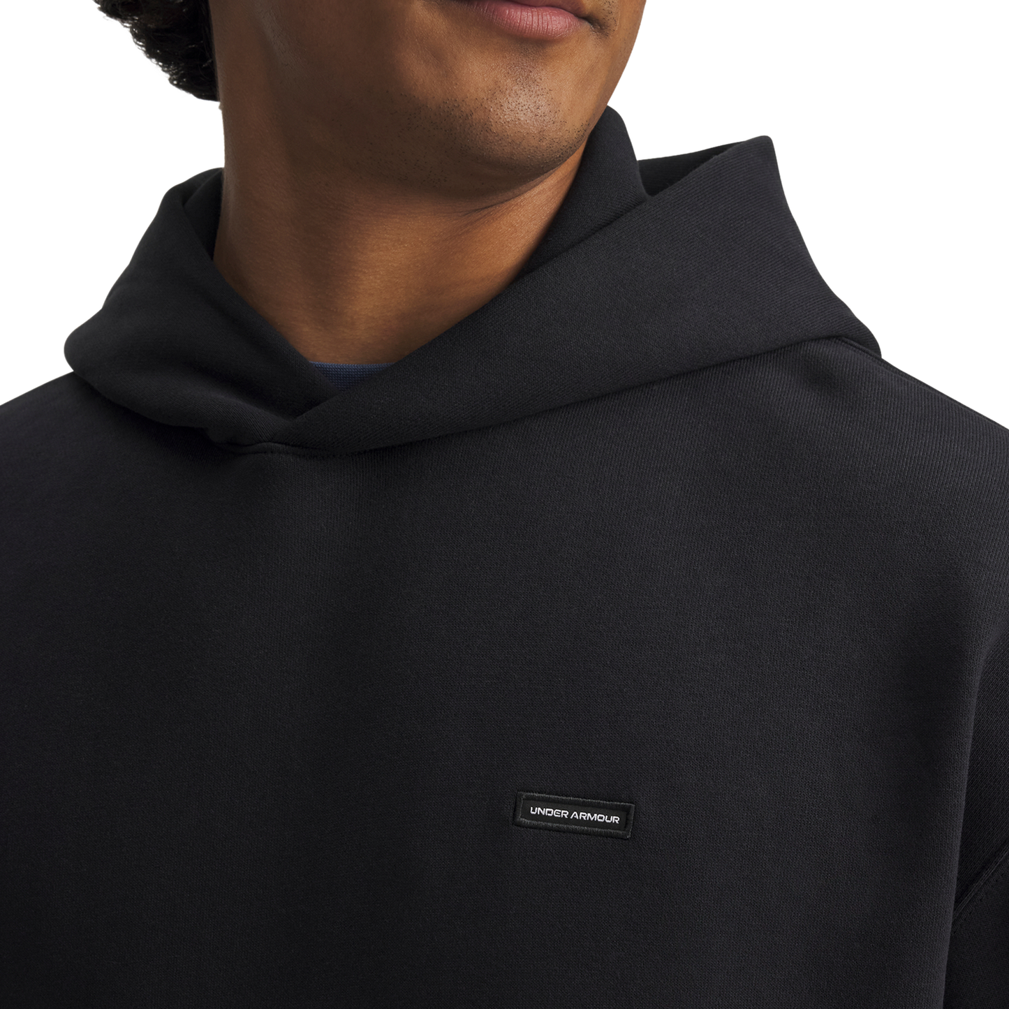 Under Armour Icon Heavy Rib Hoodie - Men's - Black/White