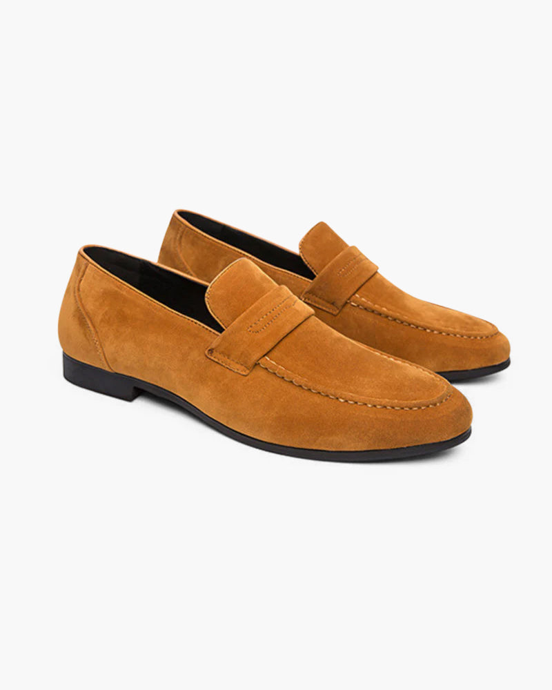 Suede Penny Loafers - foto 6