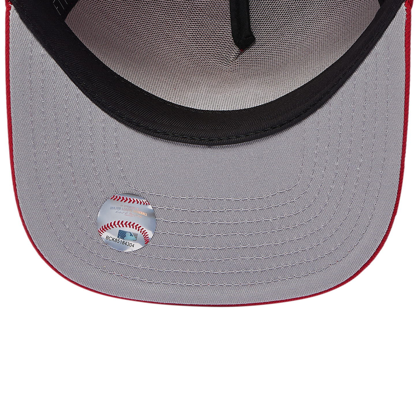 New Era Mets 950 A Frame 50th Anniversary Curved Cap - Men's - Scarlet/Scarlet