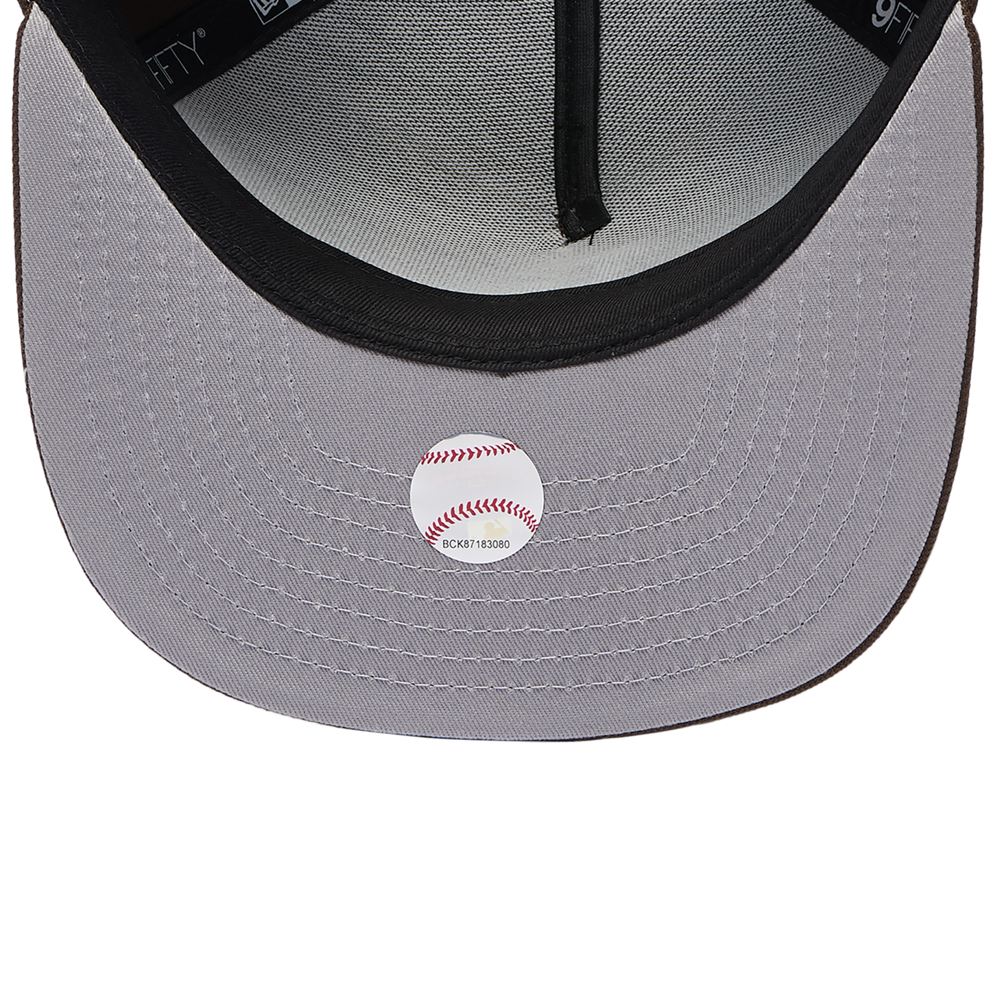 New Era Dodgers 60th Curved 9FIFTY A-Frame Cap - Men's - Walnut/White