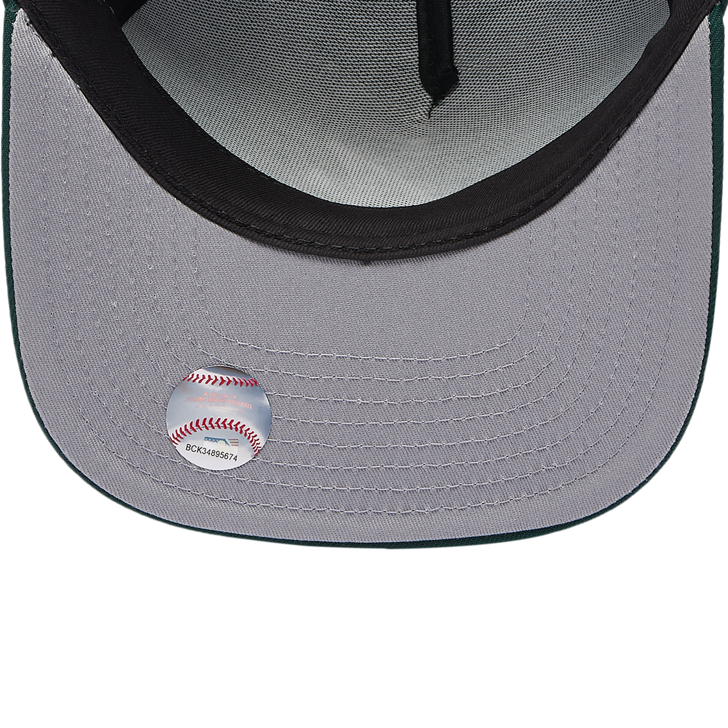 New Era Braves ING Curved 9FIFTY A-Frame Cap - Men's - Dark Green/White