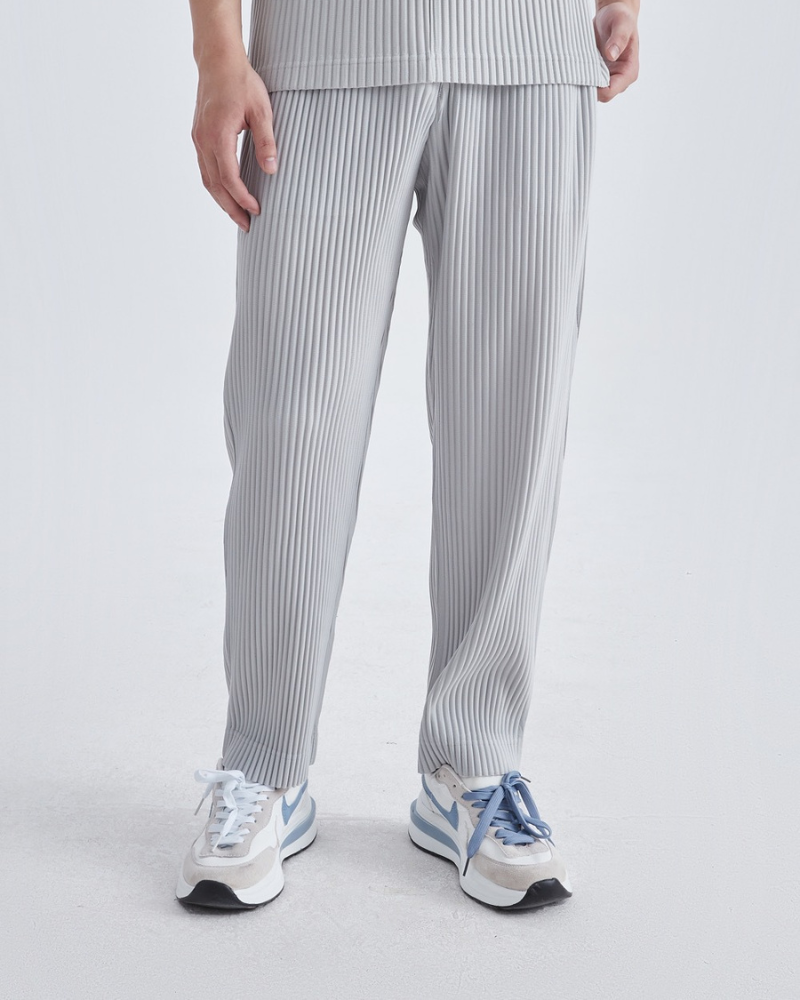 Ribbed Cotton Pantalon - foto 4
