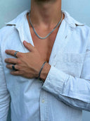 CUBAN BRACELET 5MM | Silver