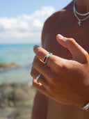 RED COMO RING | Silver