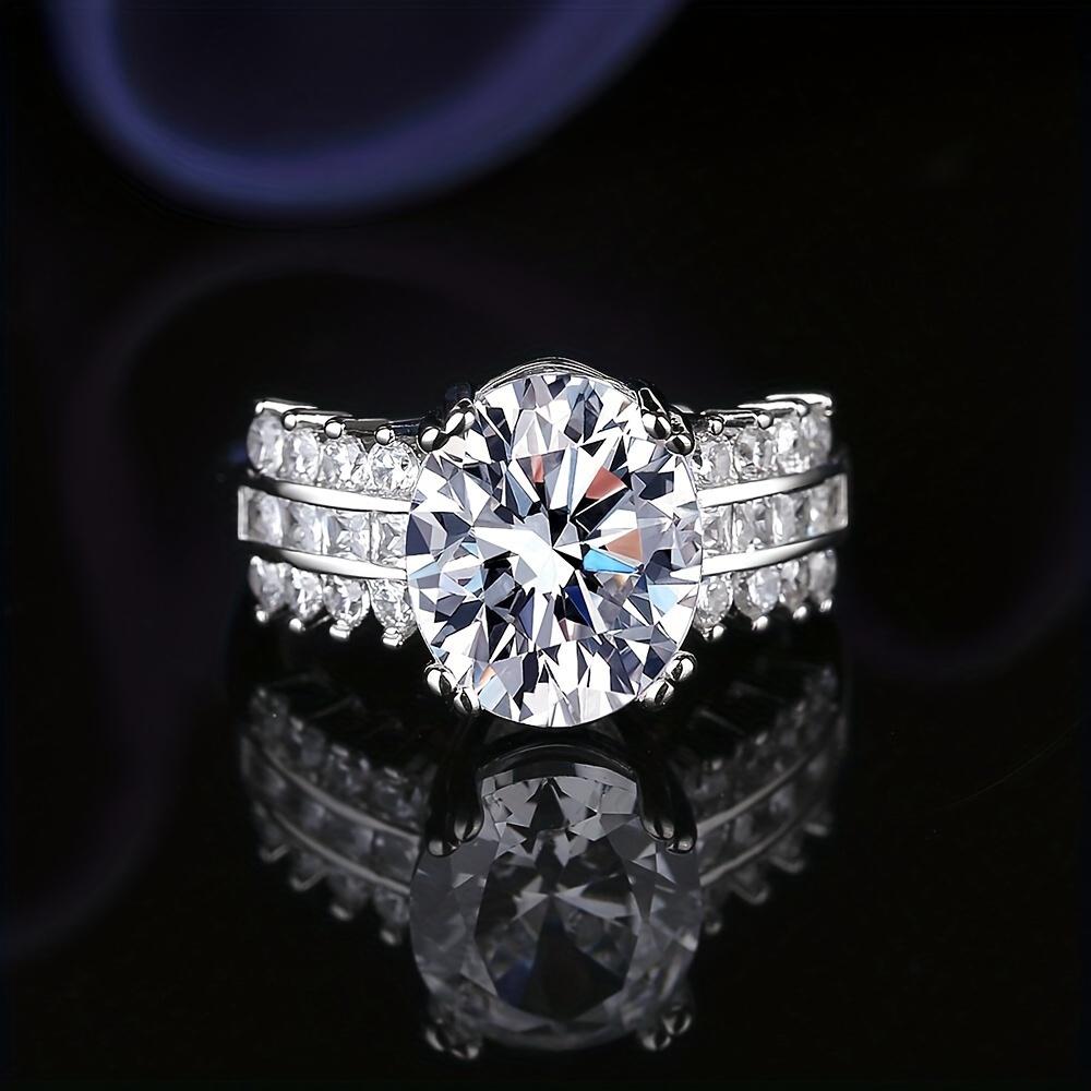 Sovereign™ 5CT Royal Ring – 925 Sterling Silver - foto 4