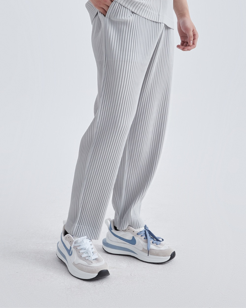 Ribbed Cotton Pantalon - foto 6