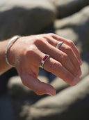 RED COMO RING | Silver