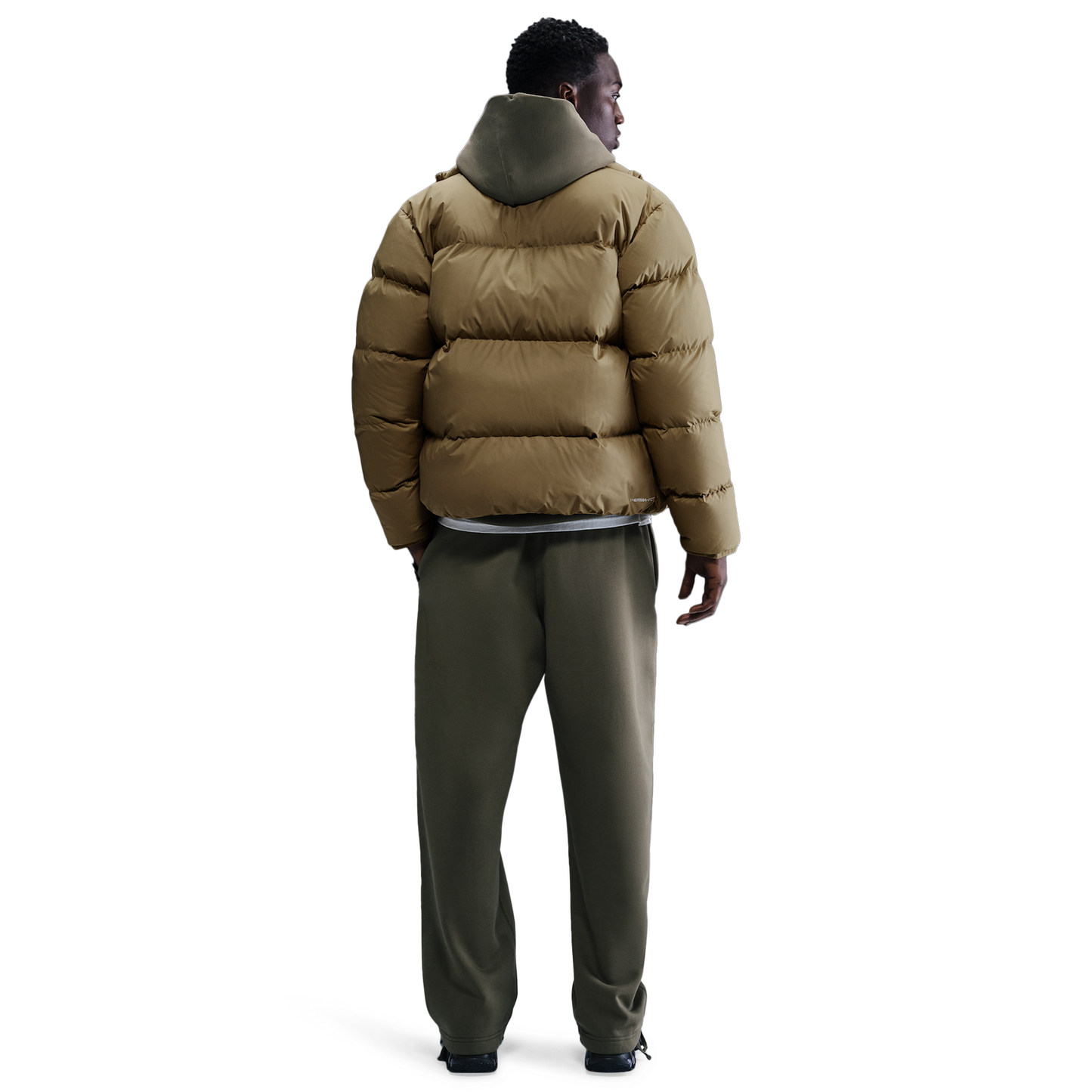 Nike SF Club 550 Puffer Jacket - Men's - Parachute Beige/White