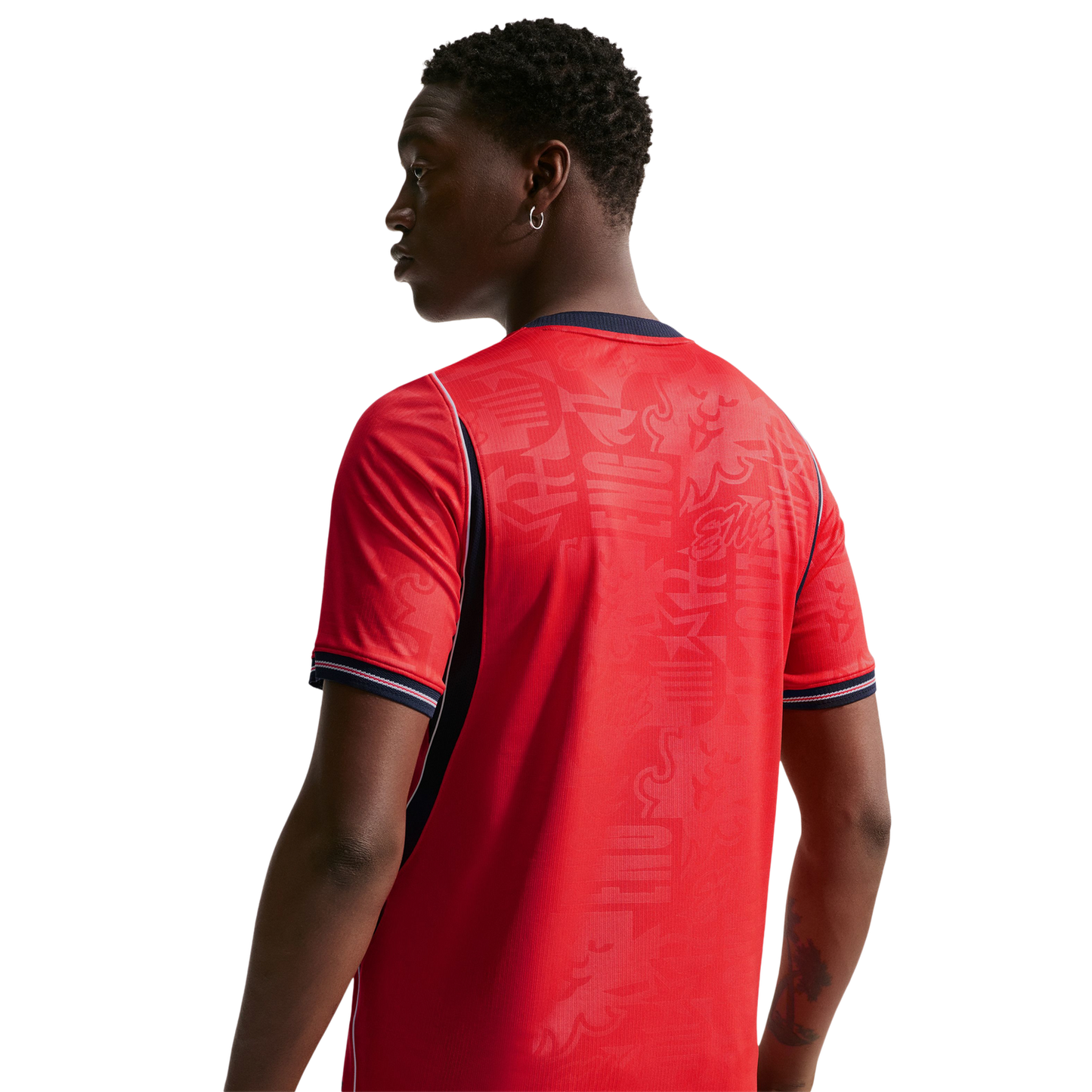 Nike England 2026 Stadium Away Jersey - Men's - White/Speed Red/Obsidian