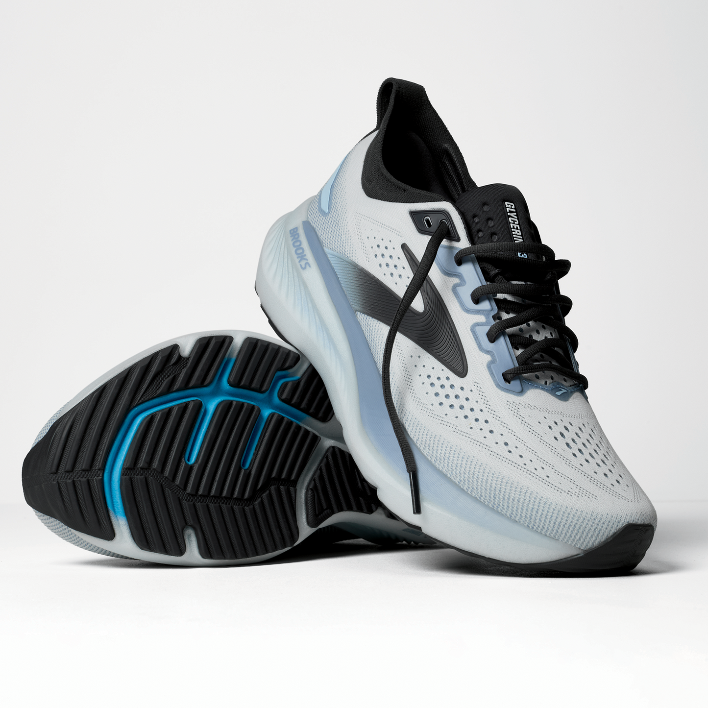 Brooks Glycerin 23 - Men's - White/Blue