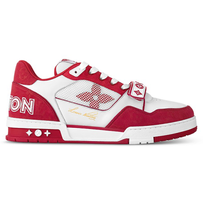 Louis Vuitton LV Trainer Sneaker Red