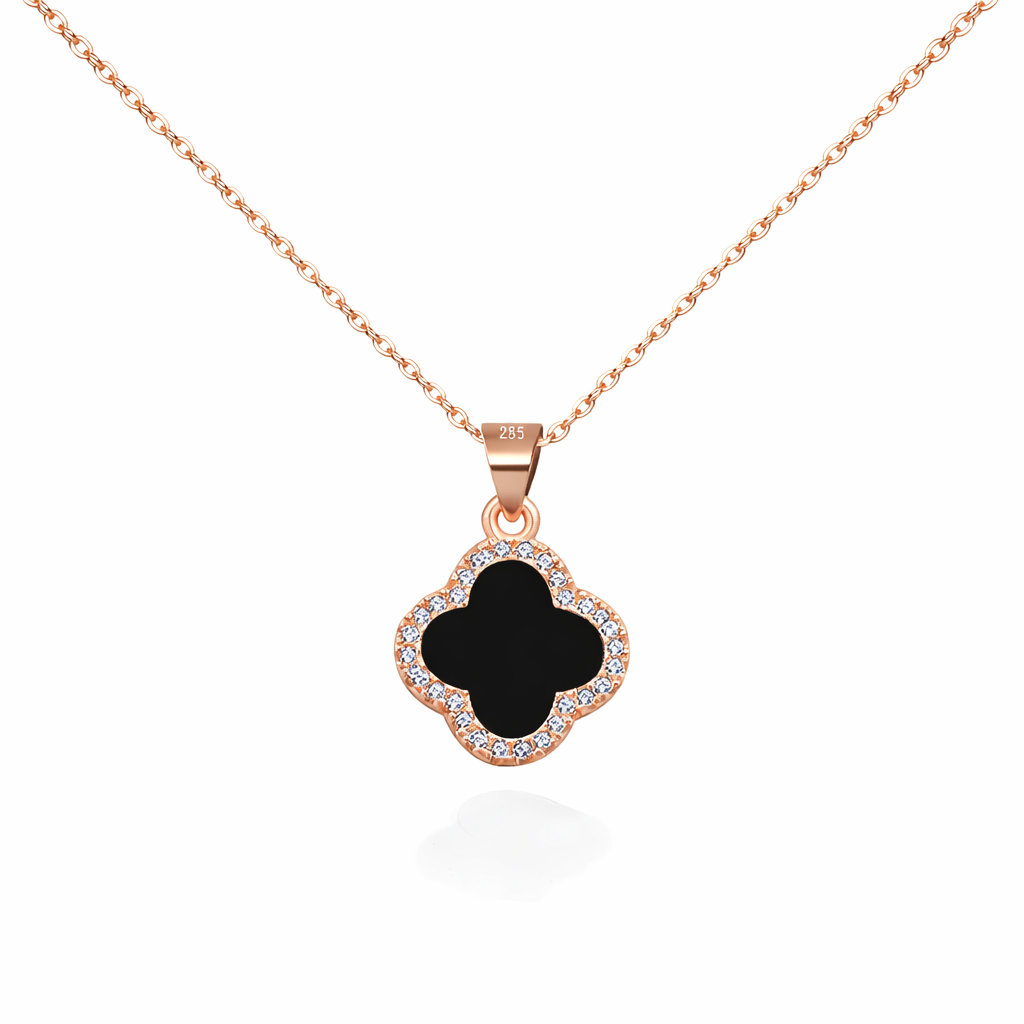 Aura Clover Pavé Necklace - foto 7