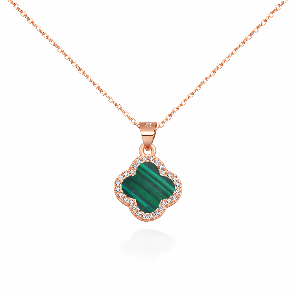 Aura Clover Pavé Necklace - foto 8