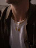 WHITE GEMSTONE CHAIN | 18K Gold