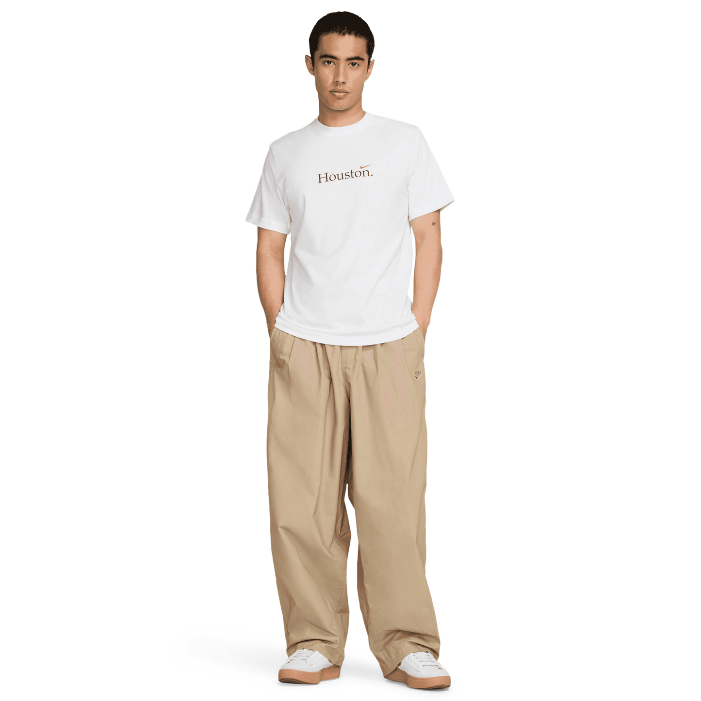 Nike Houston Short Sleeve Crew T-Shirt - Men's - White