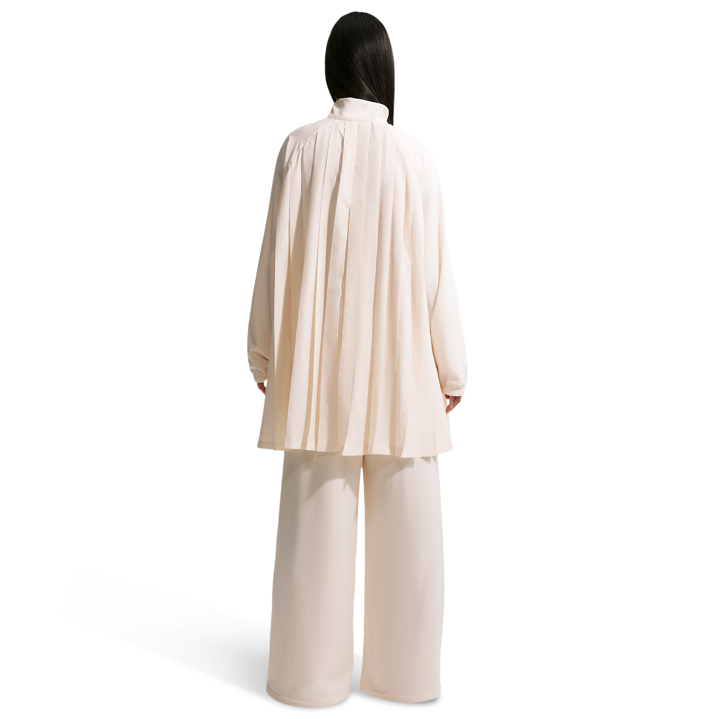 Nike NSW LS Pleated Mini Dress - Women's - Chalk/Chalk