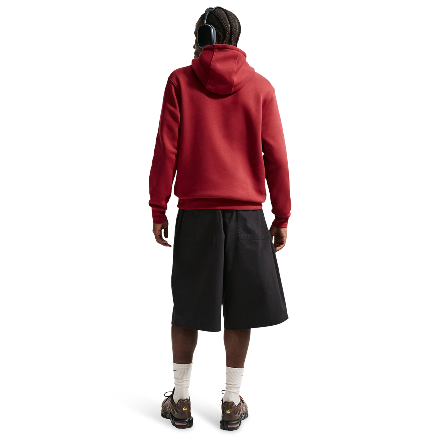 Nike Club BB Hoodie CTB - Men's - Team Crimson/Lt Khaki/Team Crimson