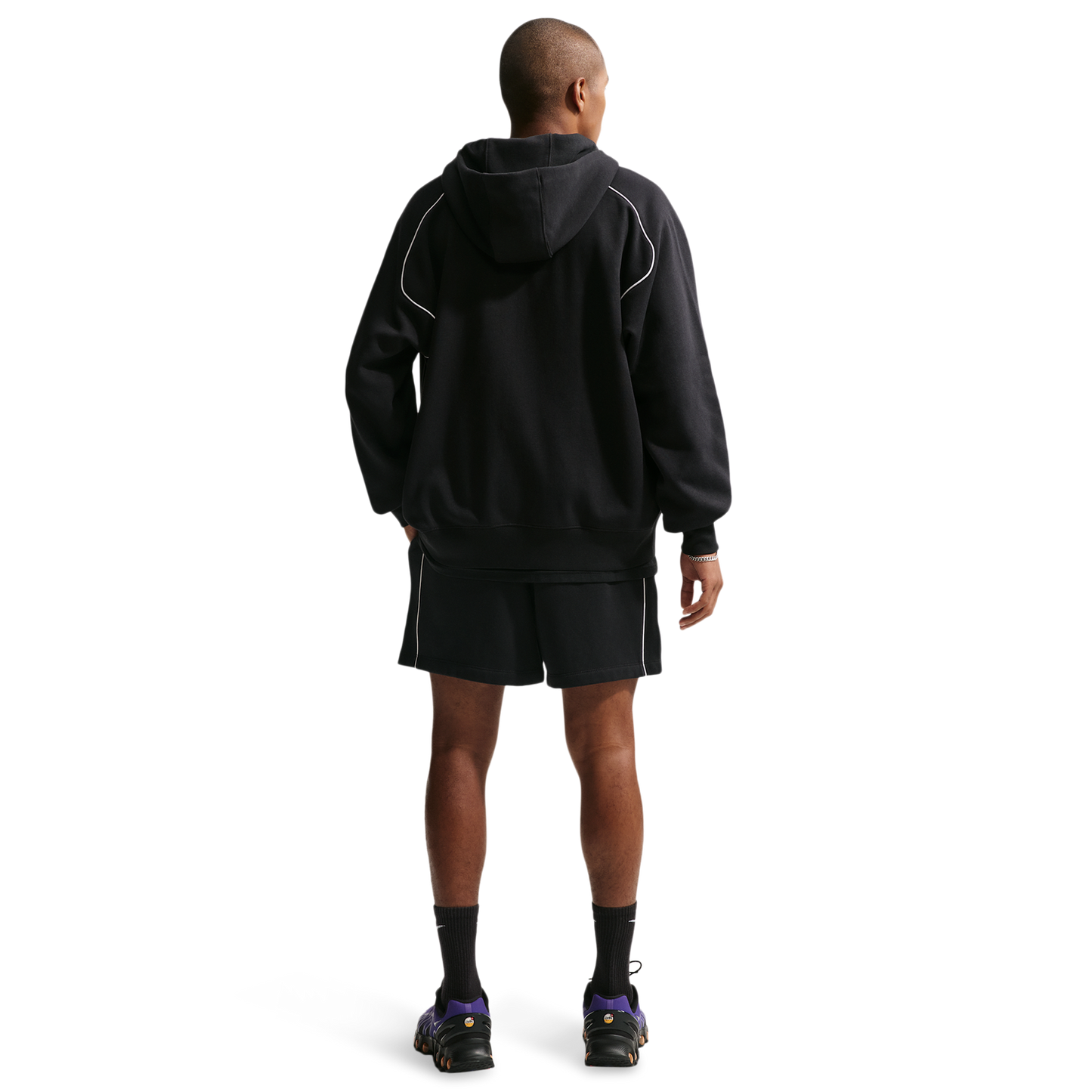 Nike Air BB Fleece Short - Men's - Black/White/White