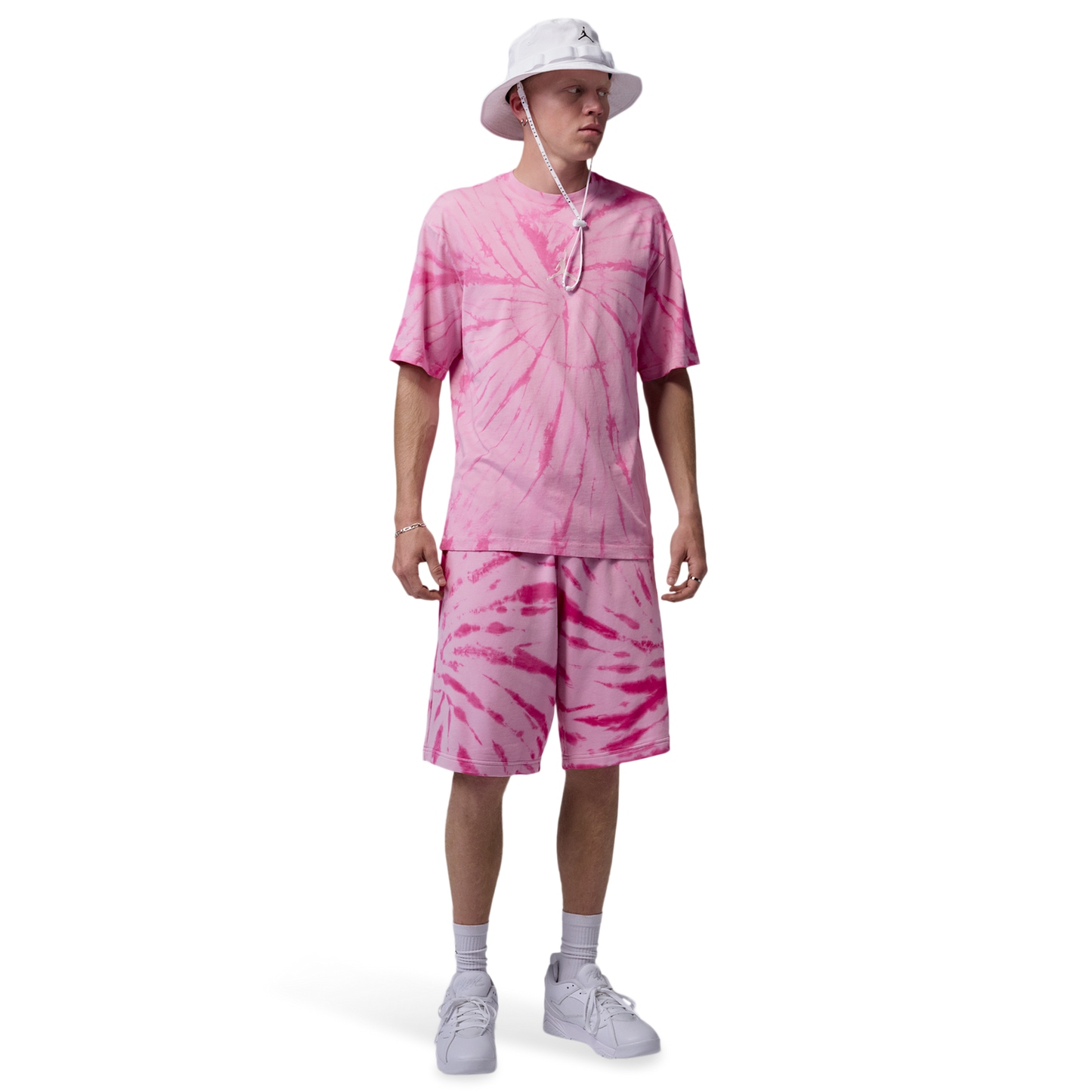 Jordan Brooklyn Festival TD Fleece Shorts - Men's - Pinksicle/Iced Carmine/Pale Ivory