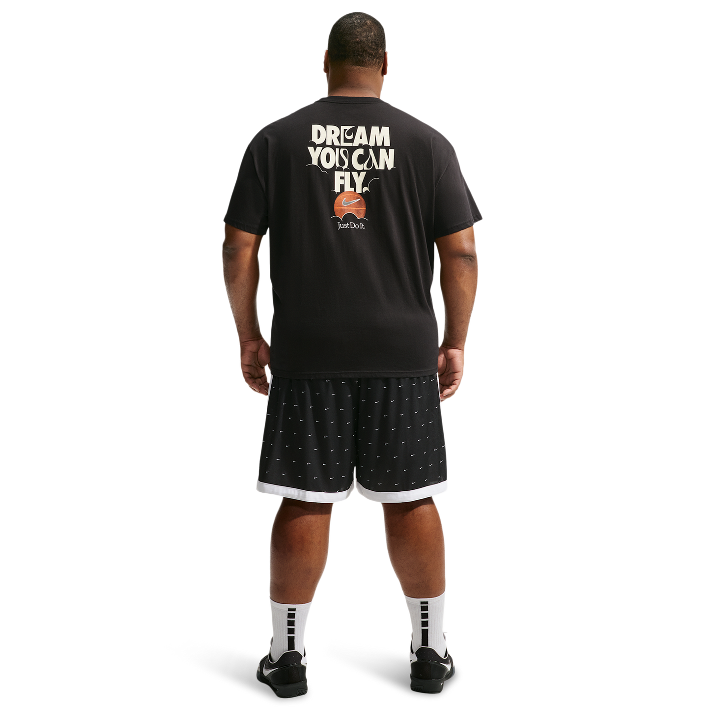 Nike Drifit Dna Access 8In Short AOP - Men's - Black/White