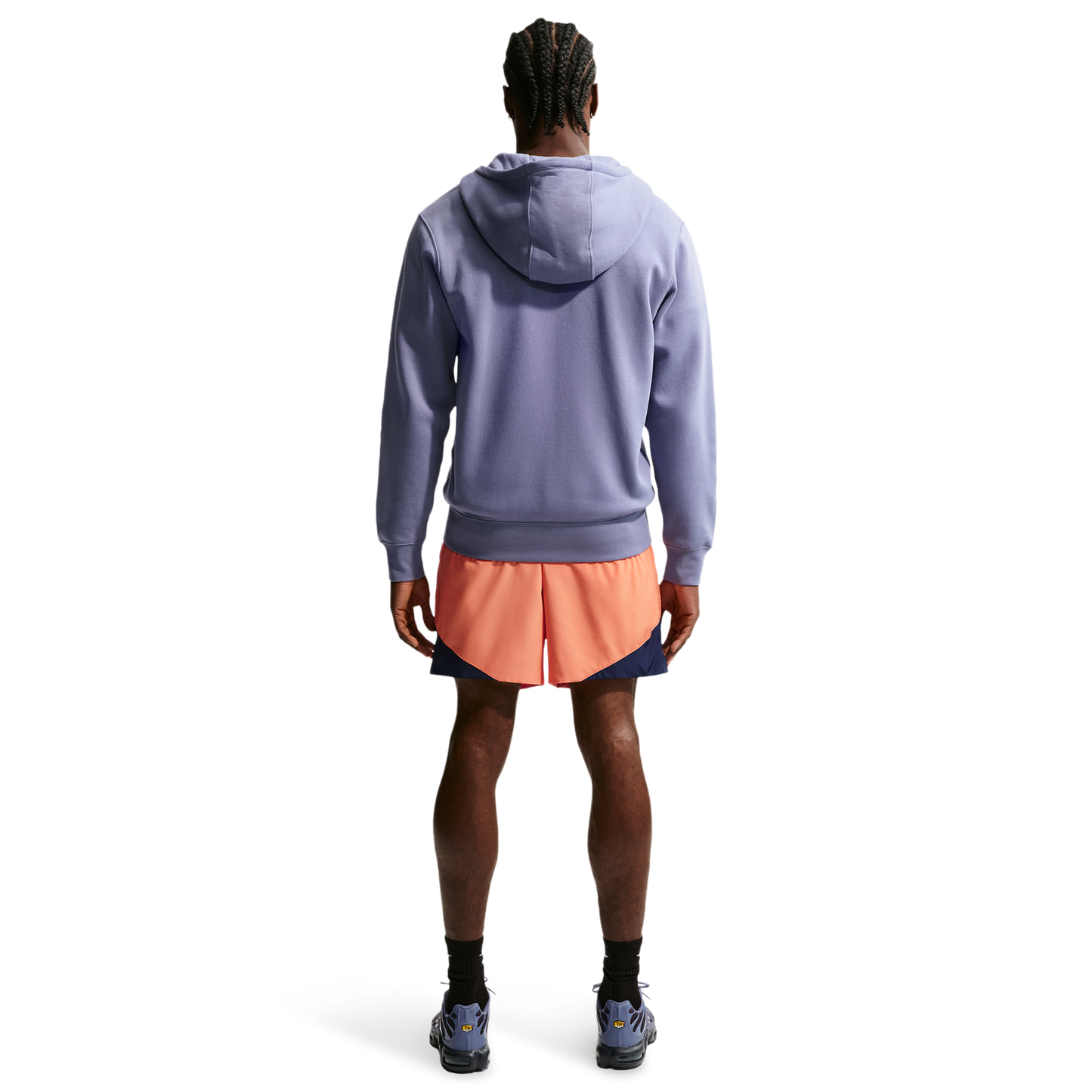 Nike Windrunner Woven Lightweight Short - Men's - Midnight Navy/Orange Frost/White