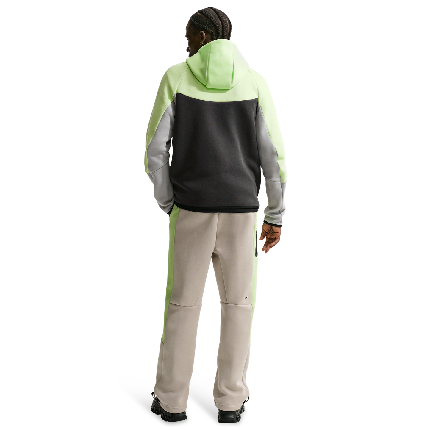 Nike Tech Fleece Pro Cb Open Hem Pants - Men's - Gray/Green