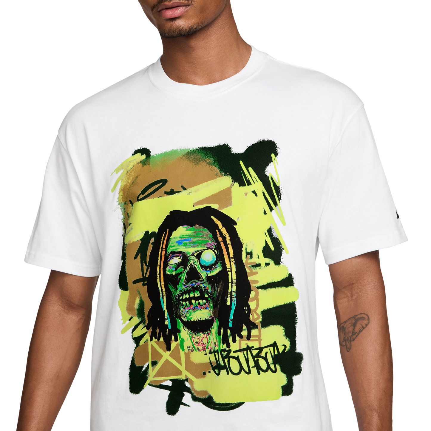 Nike Ja M90 Zombie T-Shirt - Men's - White/Black