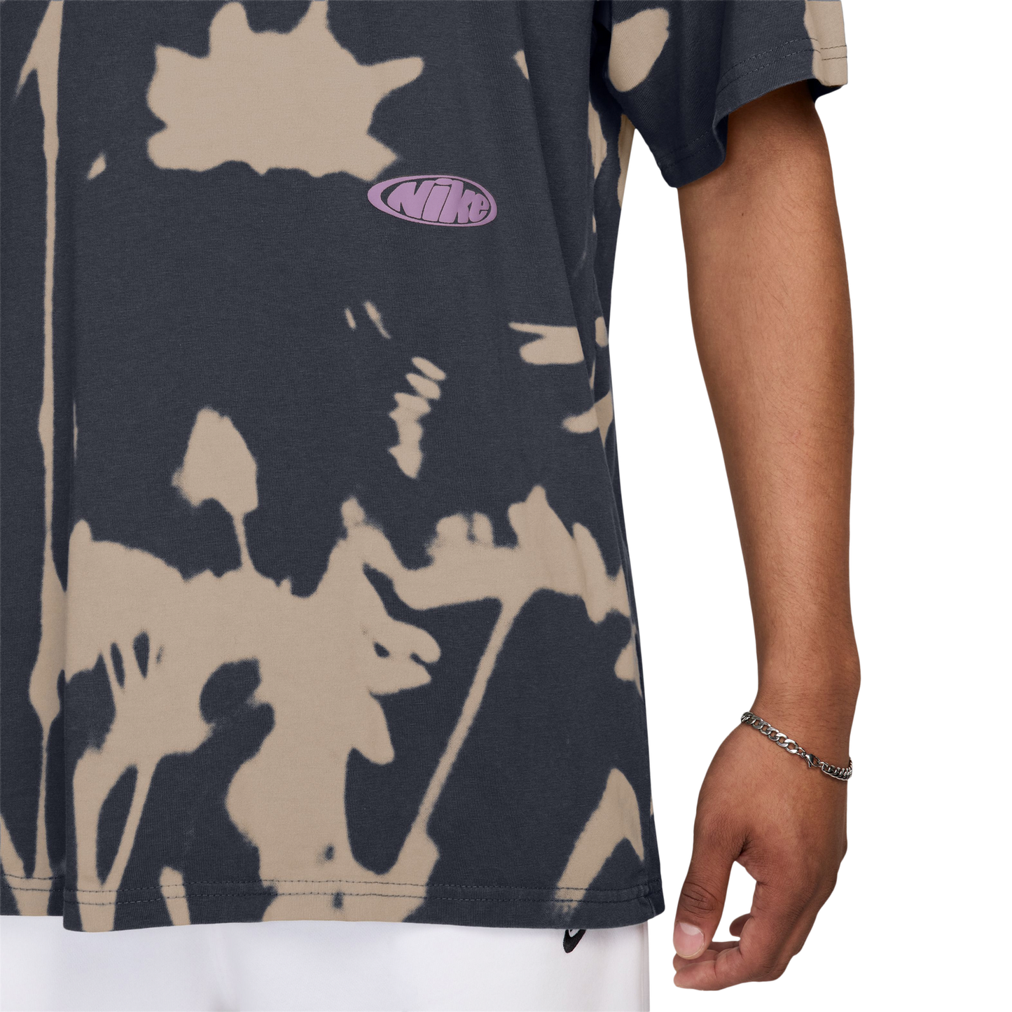Nike NSW Floral Loose edition T-Shirt - Men's - Gray/Beige