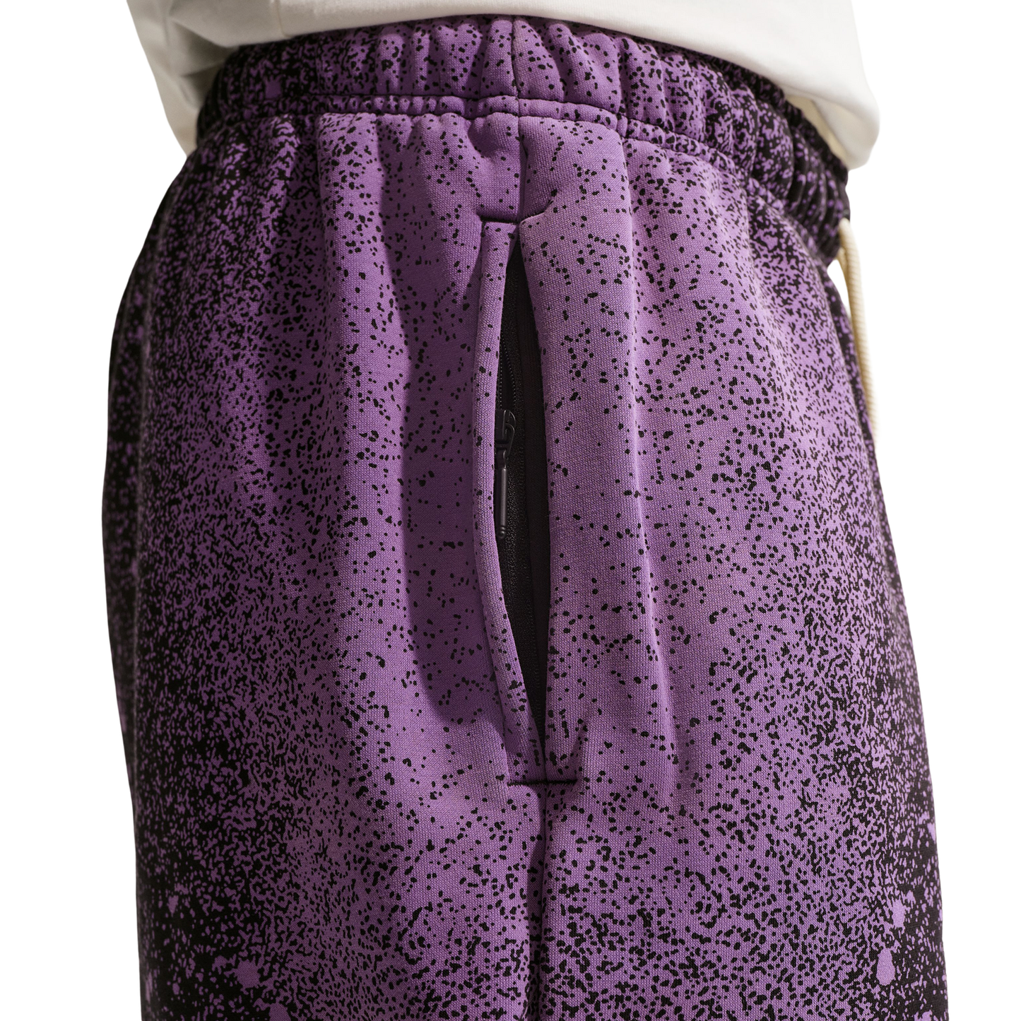 Nike Hours TF Standard Issue Fleece 5" Shorts - Men's - Bright Violet/Black/Orange Pulse