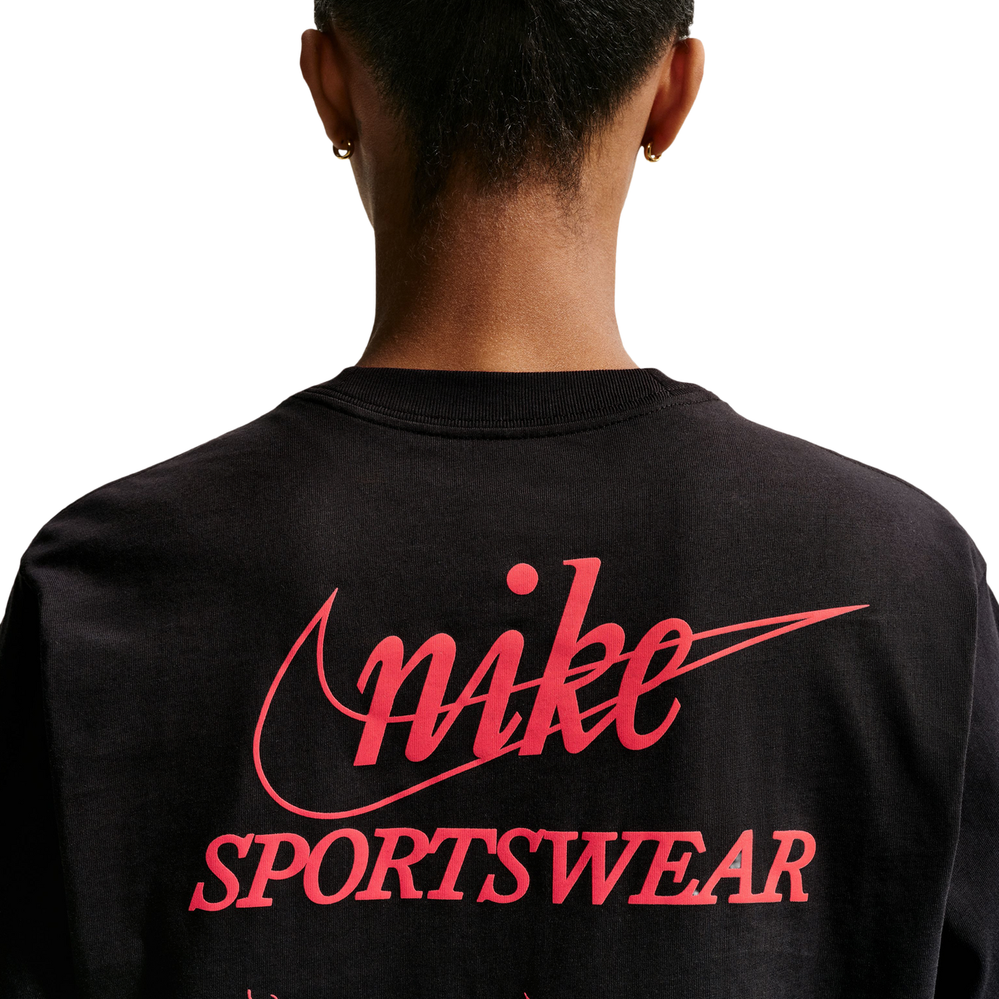 Nike Classic Boxy Rose T-Shirt - Women's - Black/Black