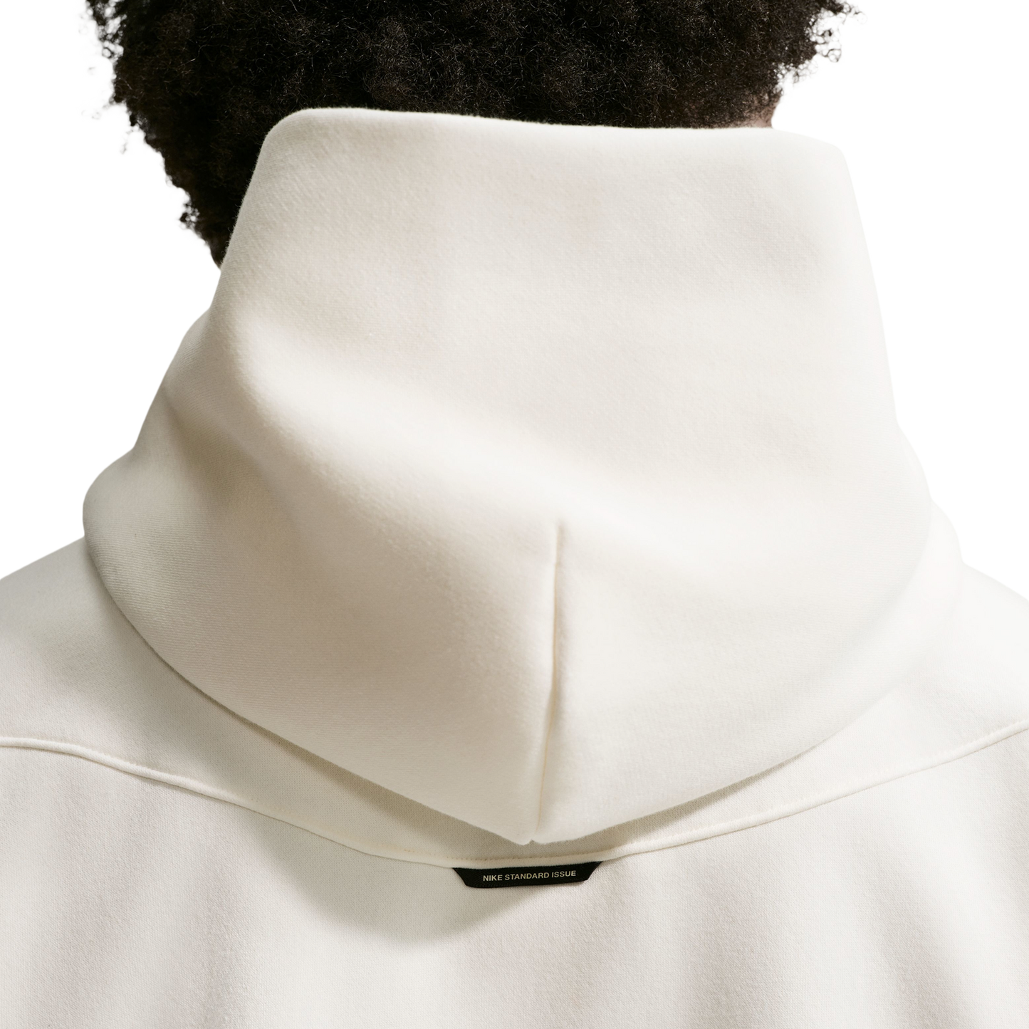 Nike Standard Issue Brush Pullover Hoodie - Men's - Sail/Orange