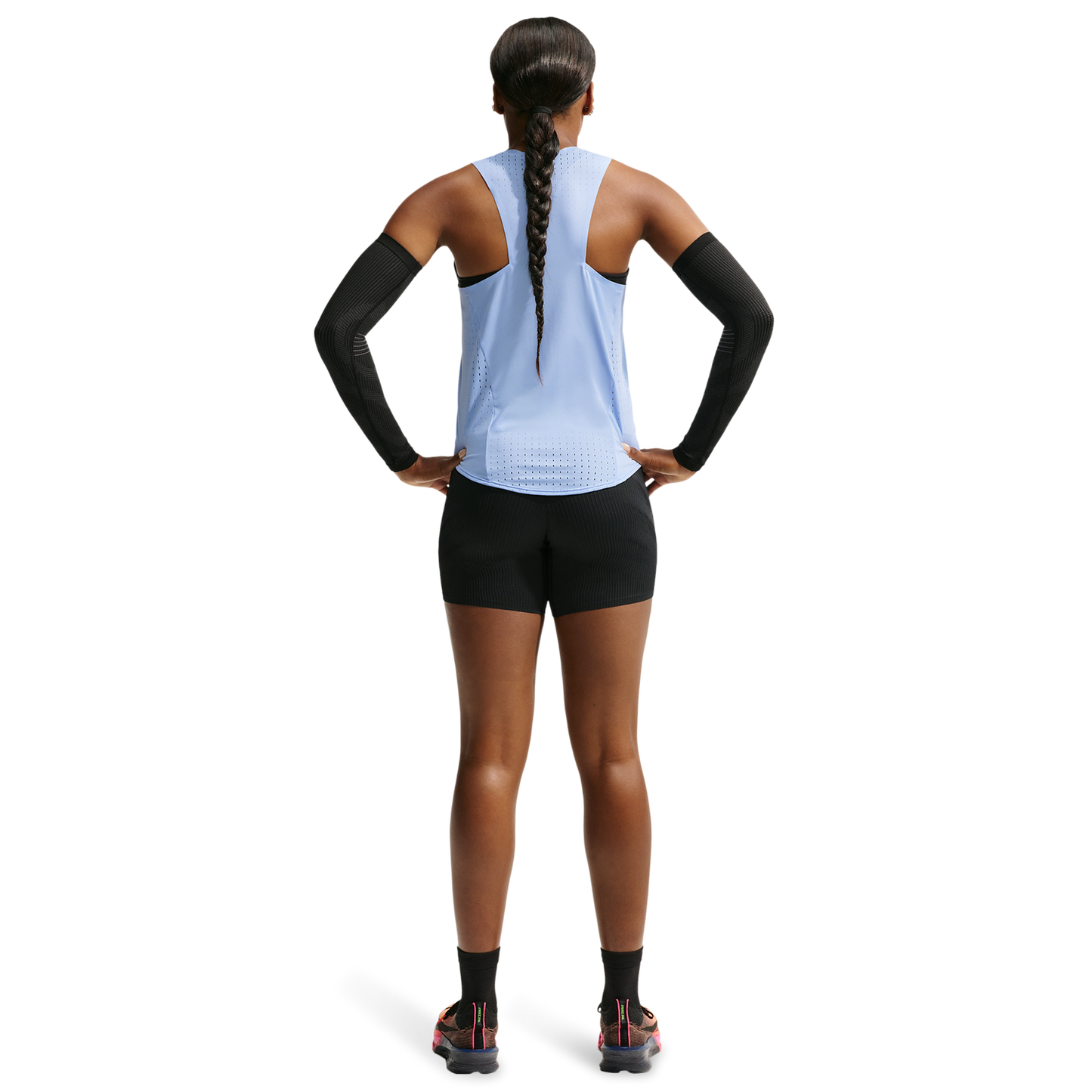 Nike Dri-FIT Advantage Aeroswift Singlet - Women's - Aluminum/Atomic Pink