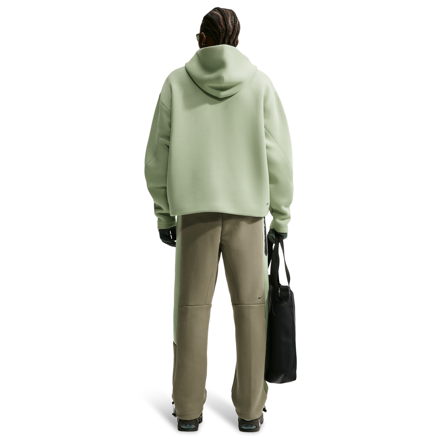 Nike Tech Fleece Ergo Full-Zip - Men's - Black/Jade Horizon