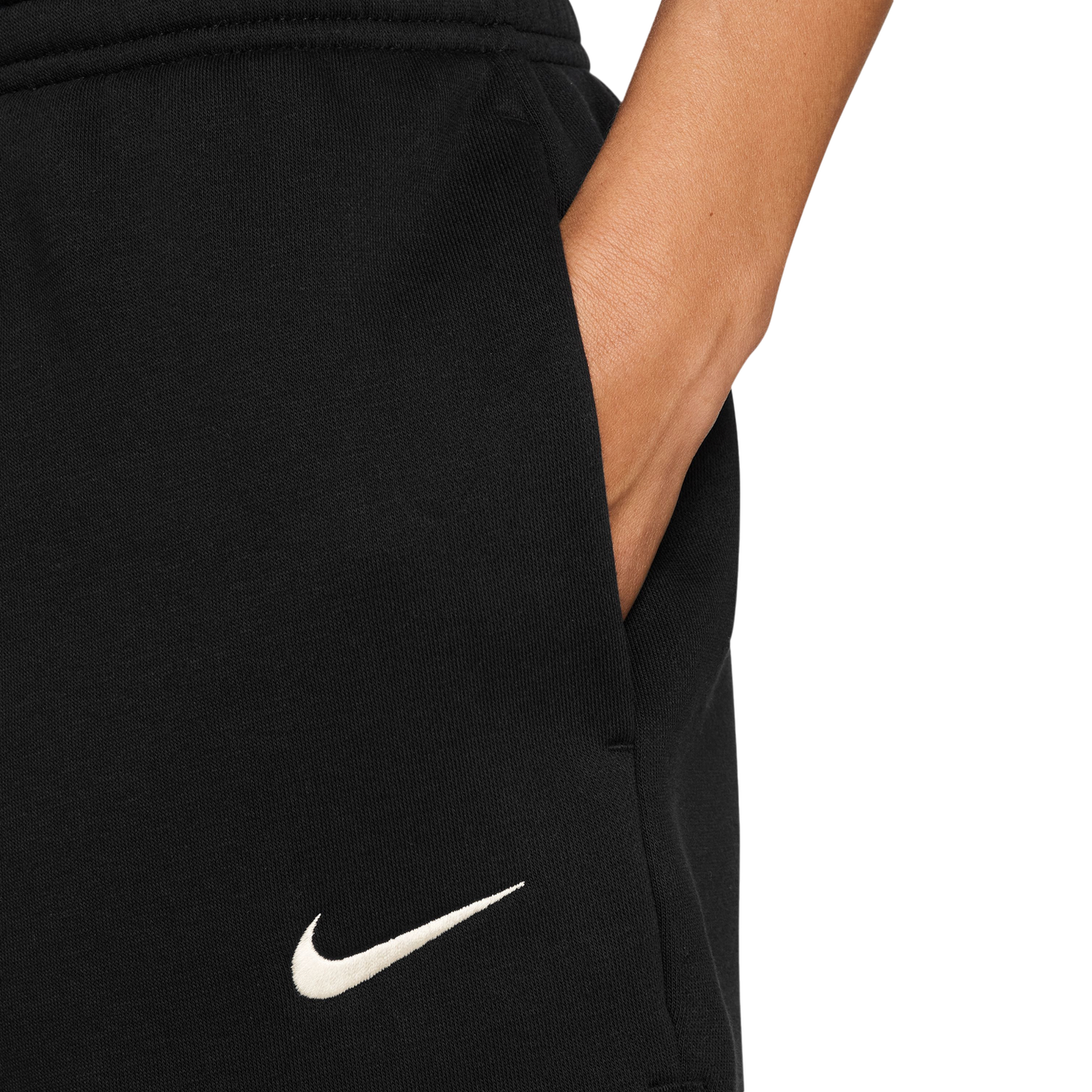 Nike Phoenix Fleece MR Shorts - Women's - Sail/Black