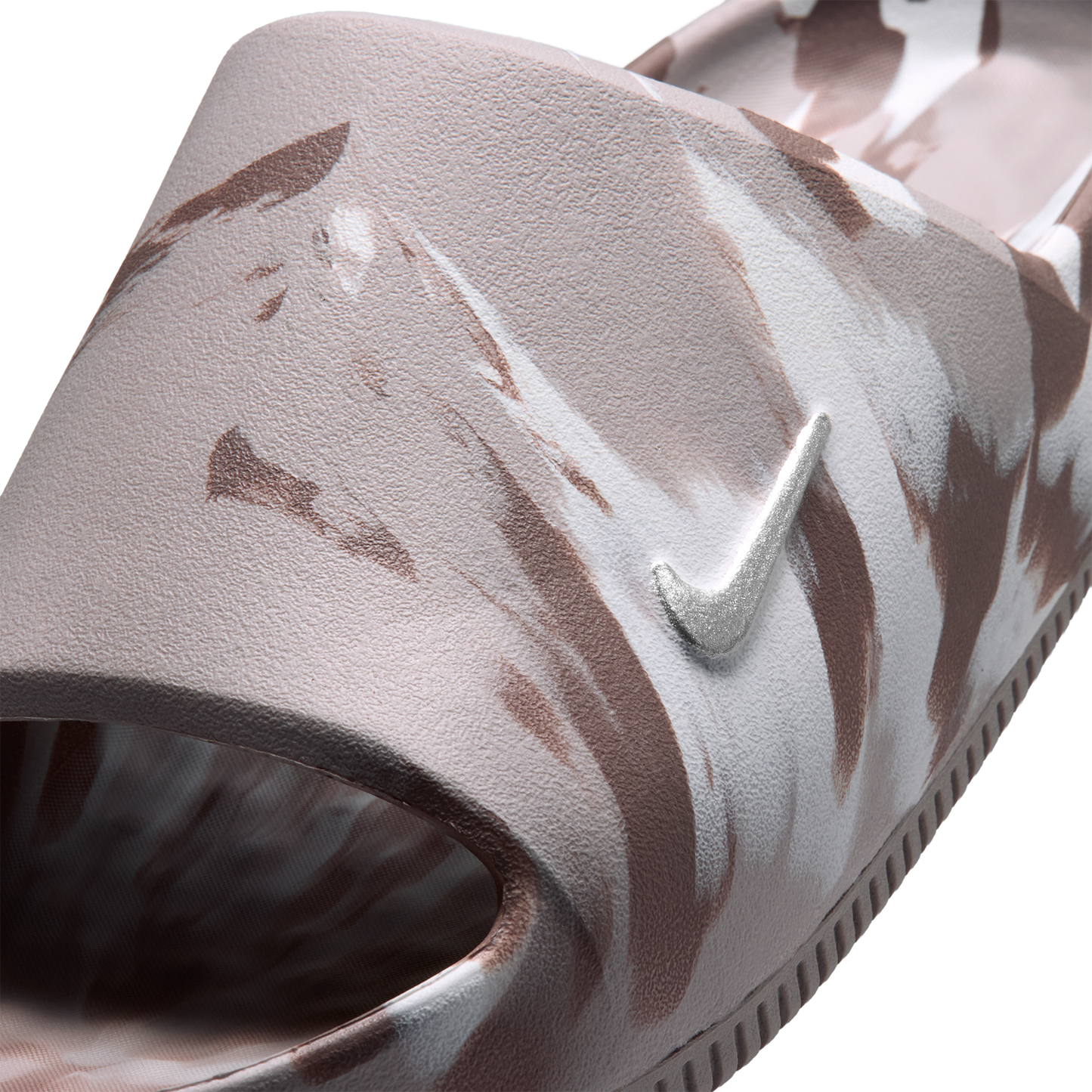 Nike Calm Slides 2.0 - Women's - Mink Brown/Sail/Moon Particle