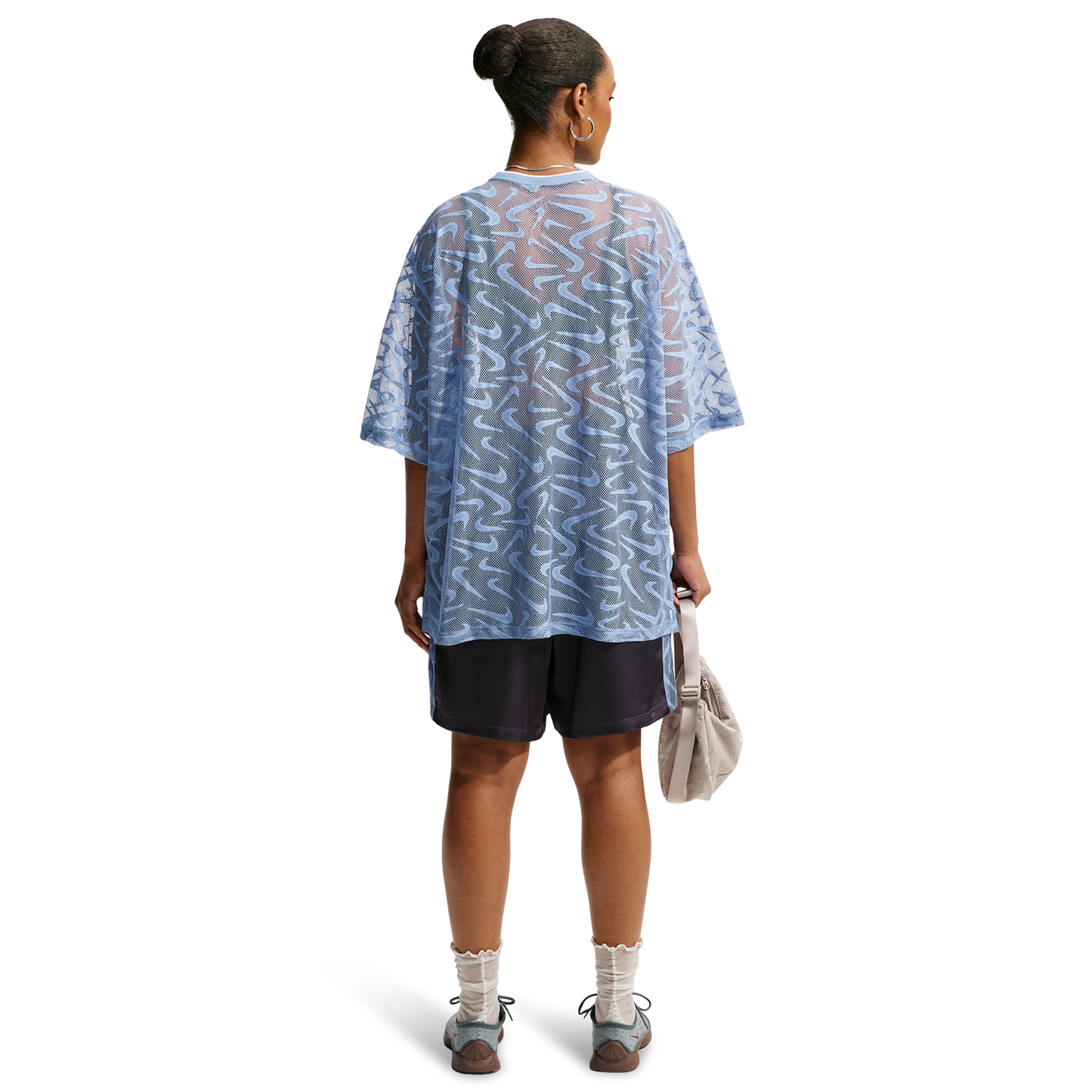 Nike Chill Woven Lace Jersey - Women's - White/Work Blue/Gridiron