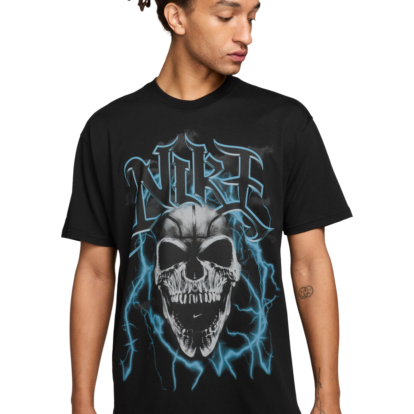 Nike M90 Summit Skull T-Shirt - Men's - Black/Black
