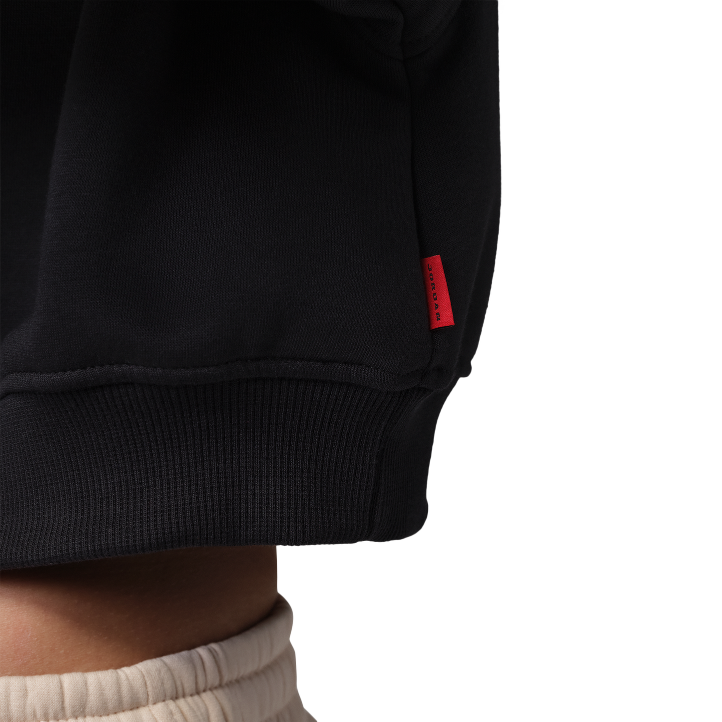 Jordan Brooklyn Fleece Md Crop Qz BB - Women's - Black
