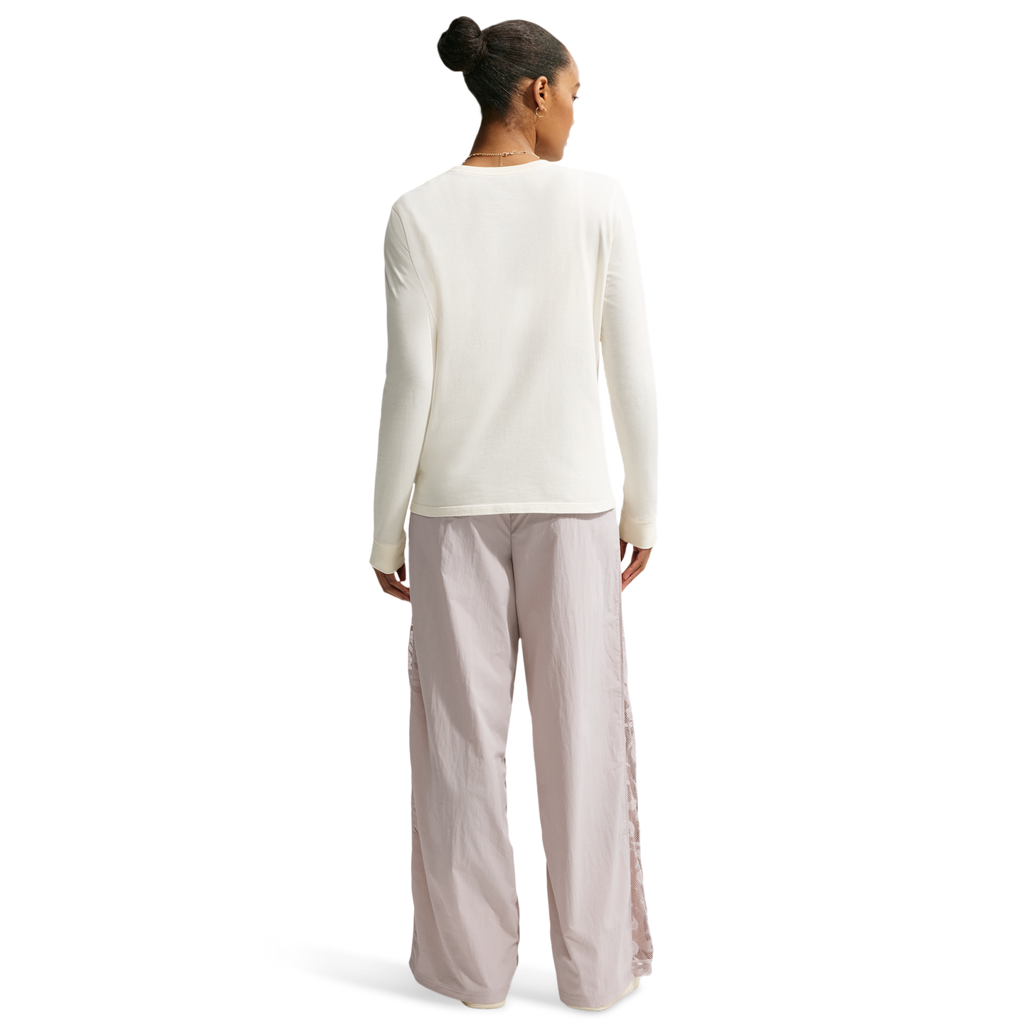 Nike Lace Inset Track Pant - Women's - Cream Ii/Cream Ii/White