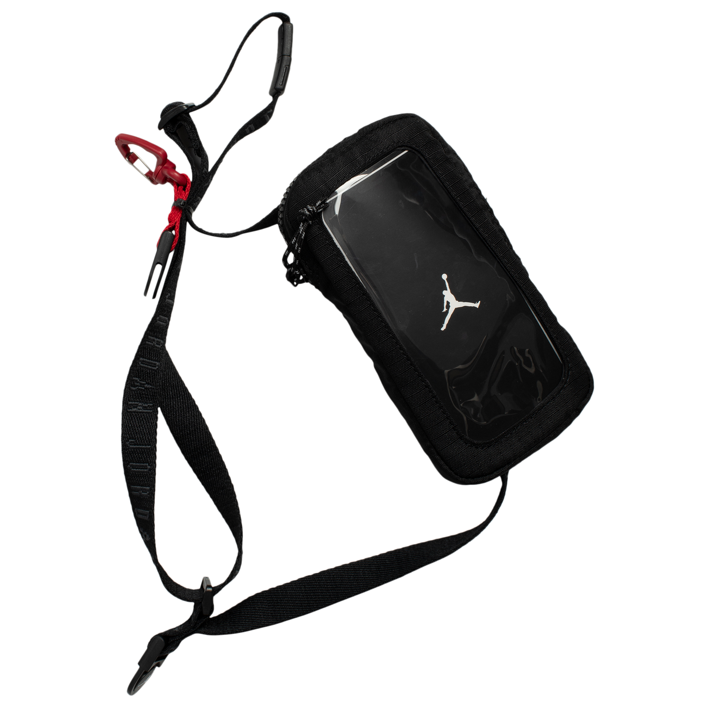 Jordan Flight Phone Crossbody - Men's - Black/Gym Red/White