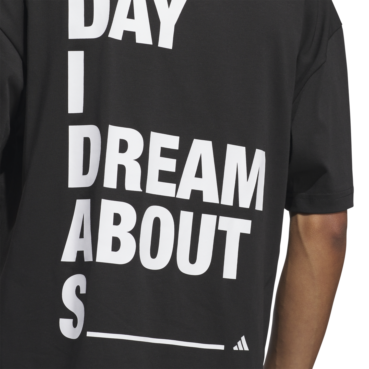 adidas All Day I Dream About T-Shirt - Men's - Black/White