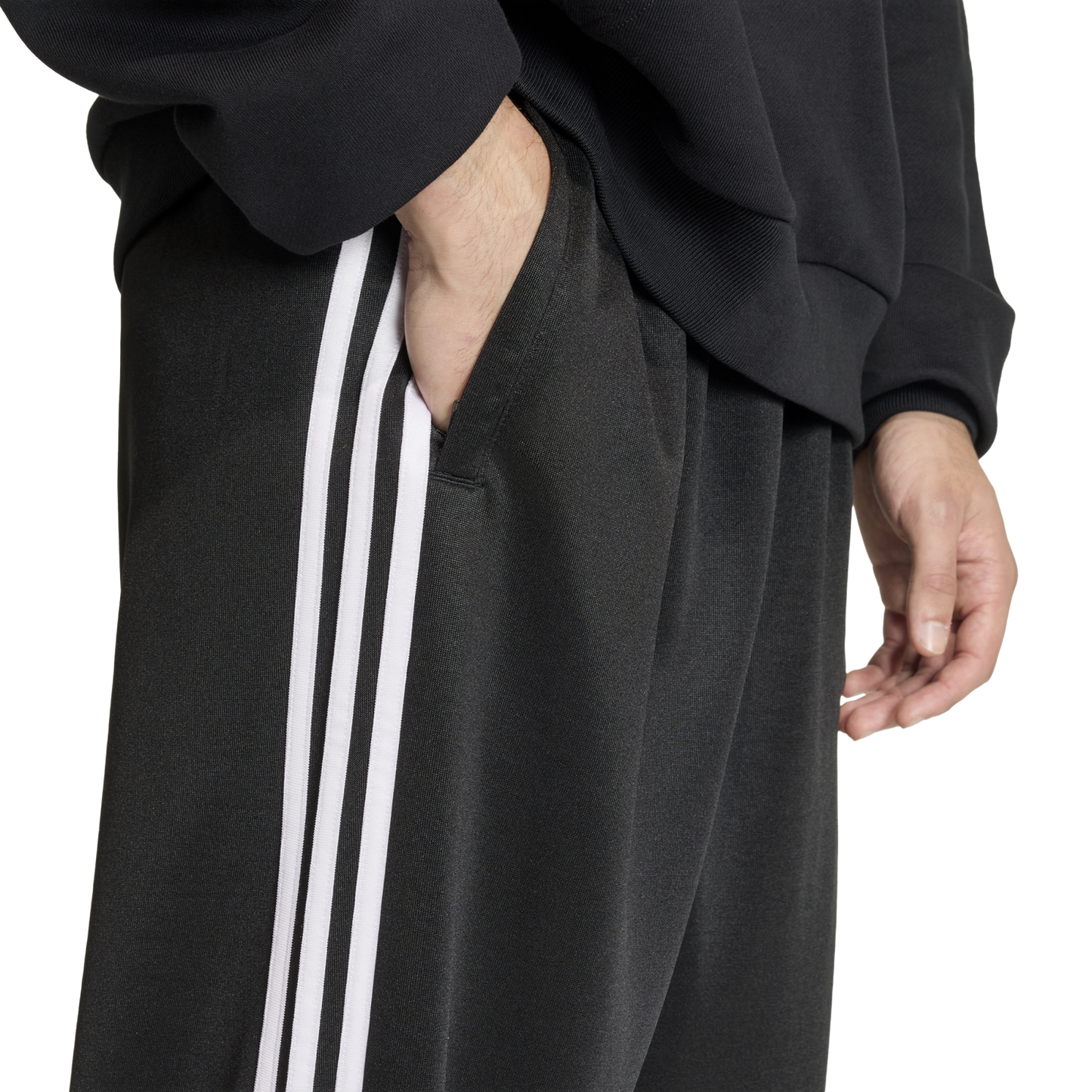 adidas Super Star Loose Track Pants - Men's - Black/White