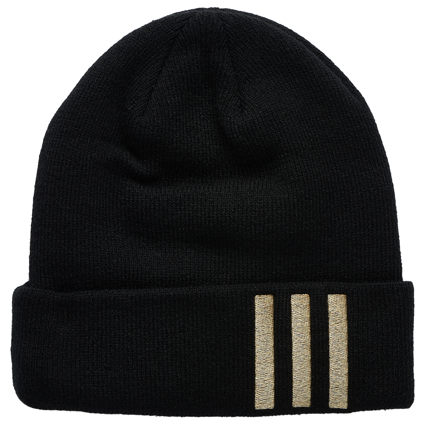 adidas Originals Off Set 3-Stripe Beanie - Men's - Black/Gold