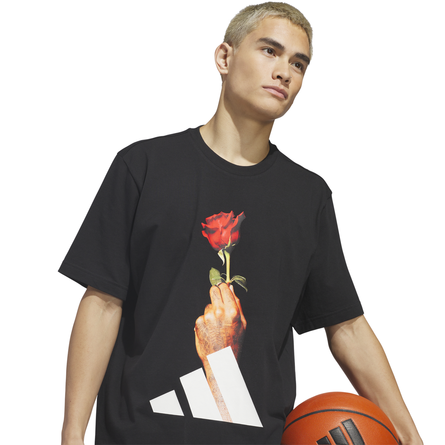 adidas D Rose Graphic T-Shirt - Men's - Red/Black