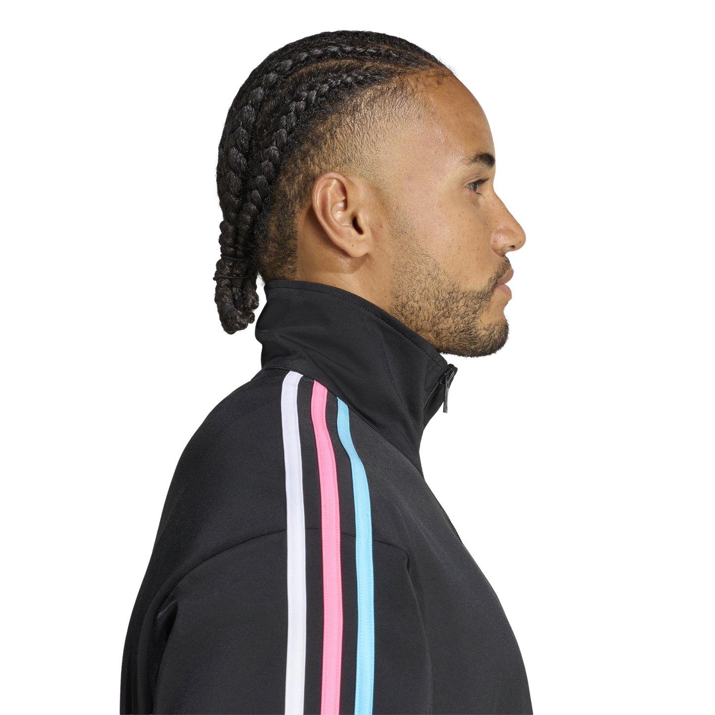 adidas Firebird Track Top - Men's - Black/Multicolor