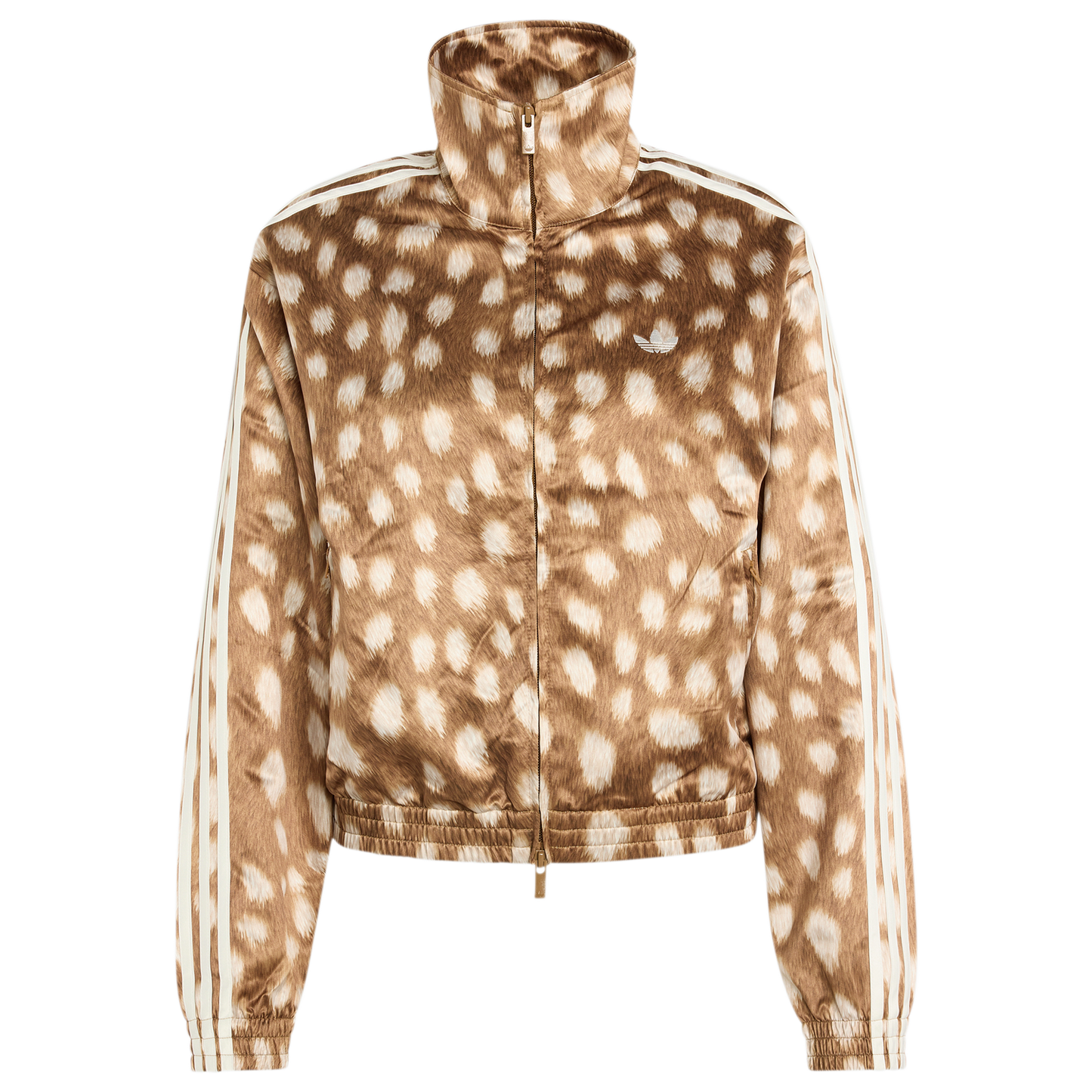 adidas Originals Firebird Animal Print Track Top - Women's - Brown Desert